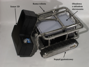 Robot do inspekcji zbiorników z sonarem 3D
